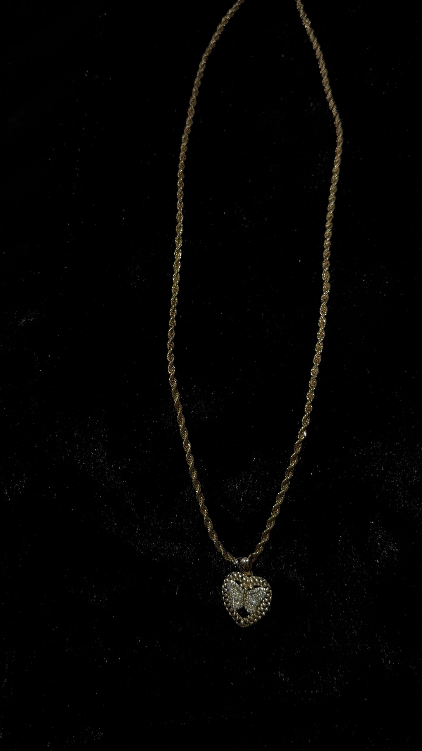 Butterfly Heart Rolex Chain