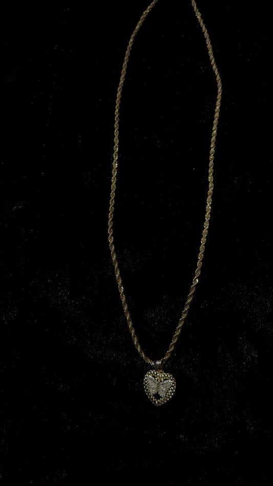Butterfly Heart Rolex Chain