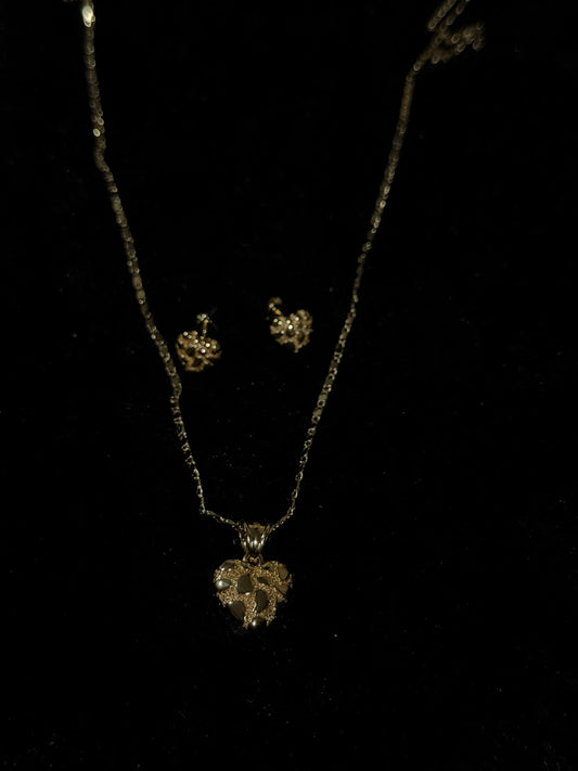 3 piece heart nugget set