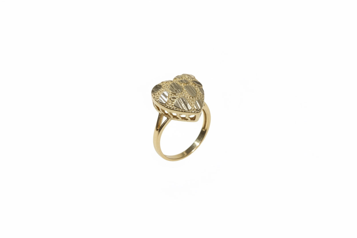 Heart Nugget Ring