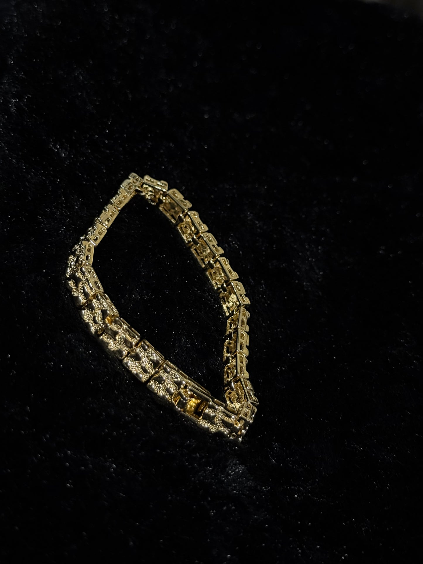 Gold Nugget Bracelet