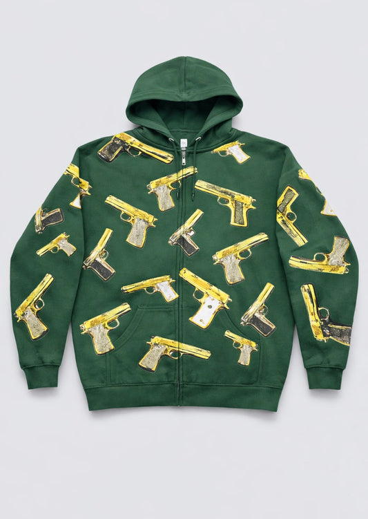 Golden Threat Zip-up